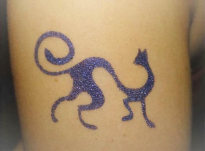 glitter tattoo foto 4
