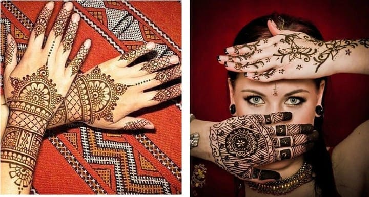 henna til kropsmaling