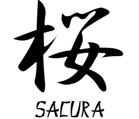 Hiéroglyphe pour tatouage sakura