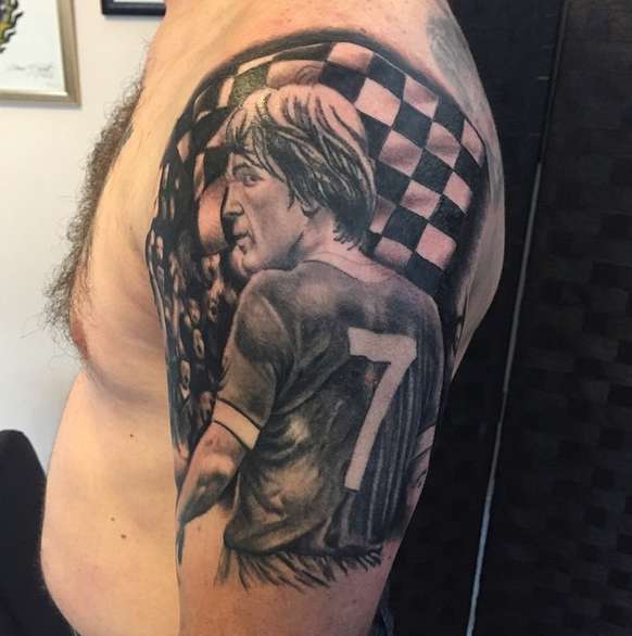 Joueur de football numéro 7