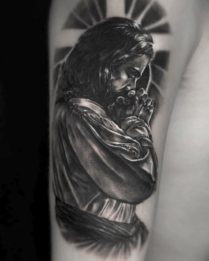 tatuaje de jesús