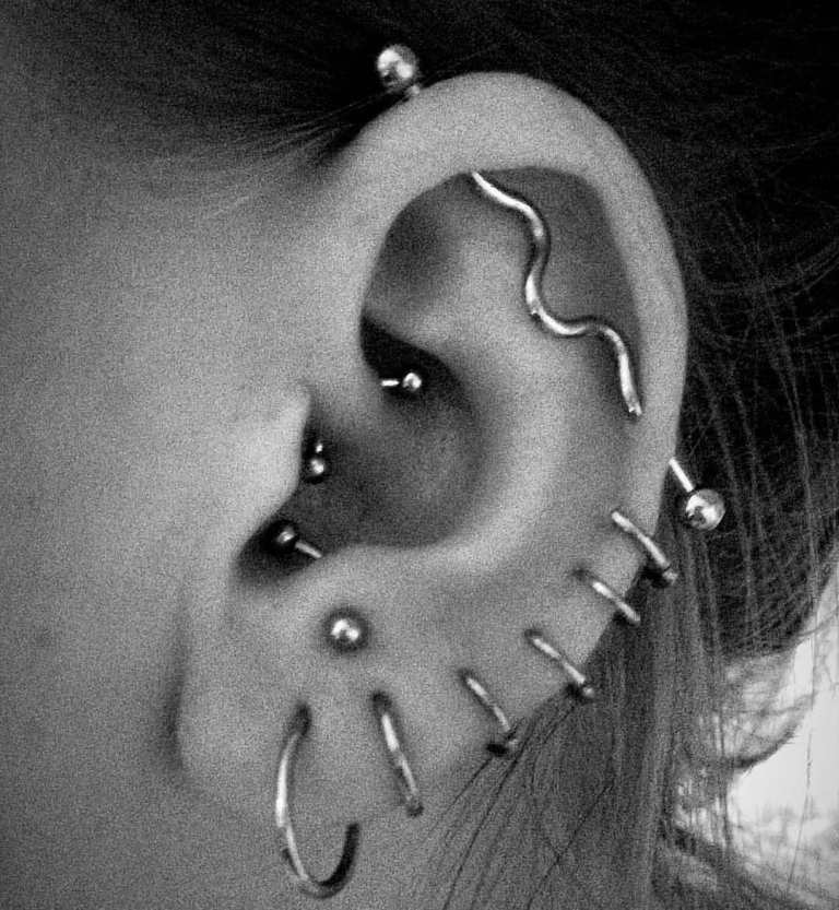 průmyslový piercing