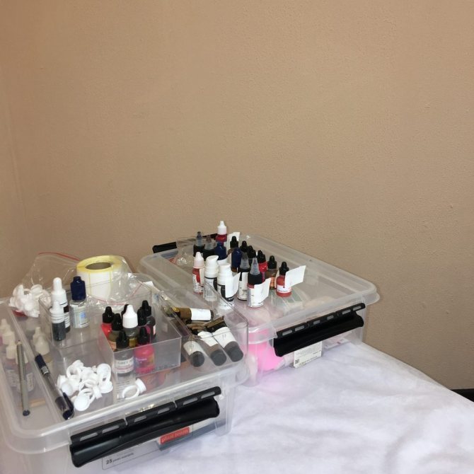 Inversion pigmentaire. L'expérience