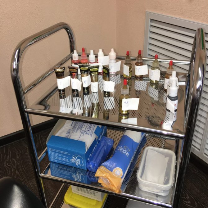 Inversion pigmentaire. Expérience