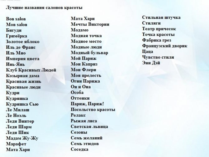 Utiliser des noms en évitant les erreurs