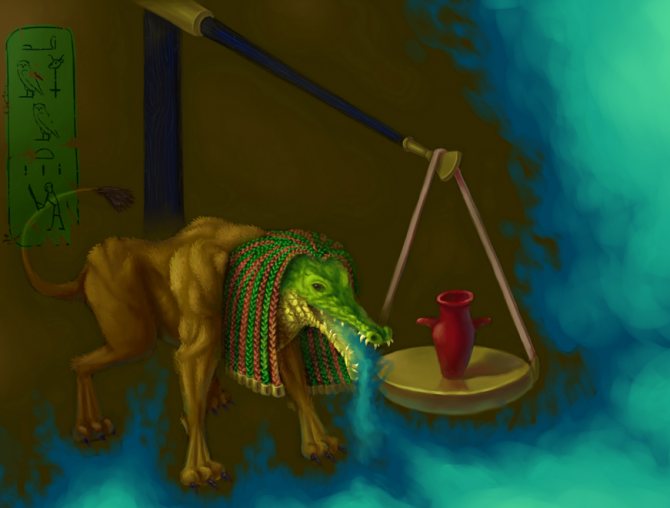 pourquoi Anubis est-il retenu au procès d'Osiris ?