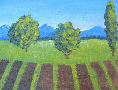 comment peindre la lavande à la gouache