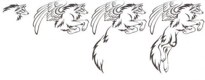 qué es el lobo con alas