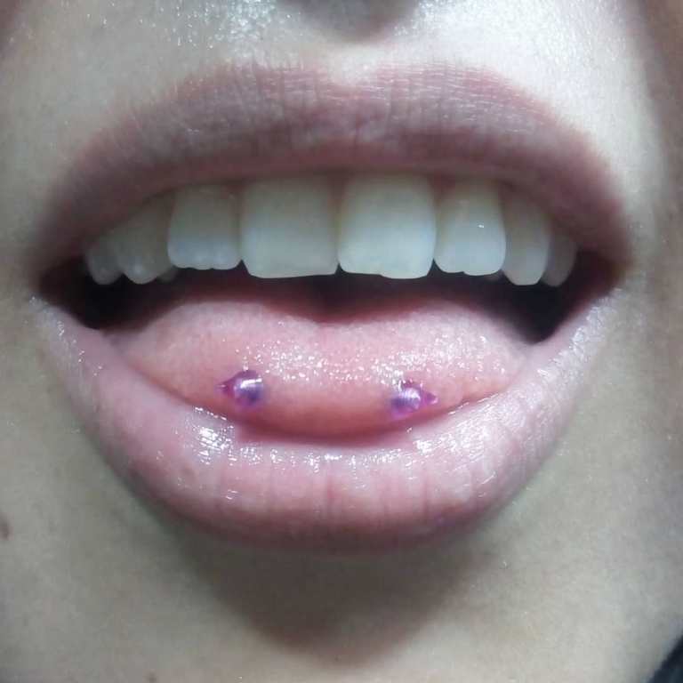 perçage de la langue