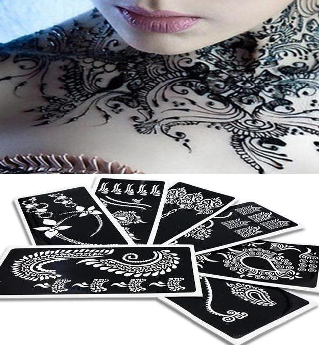 メヘンディのステンシルの作り方