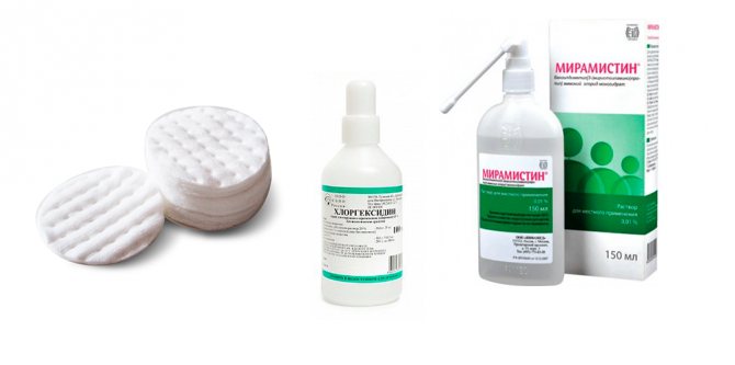 Soins du piercing du nombril