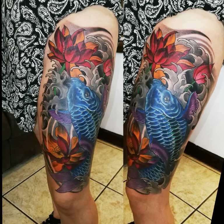 koi carp tattoo