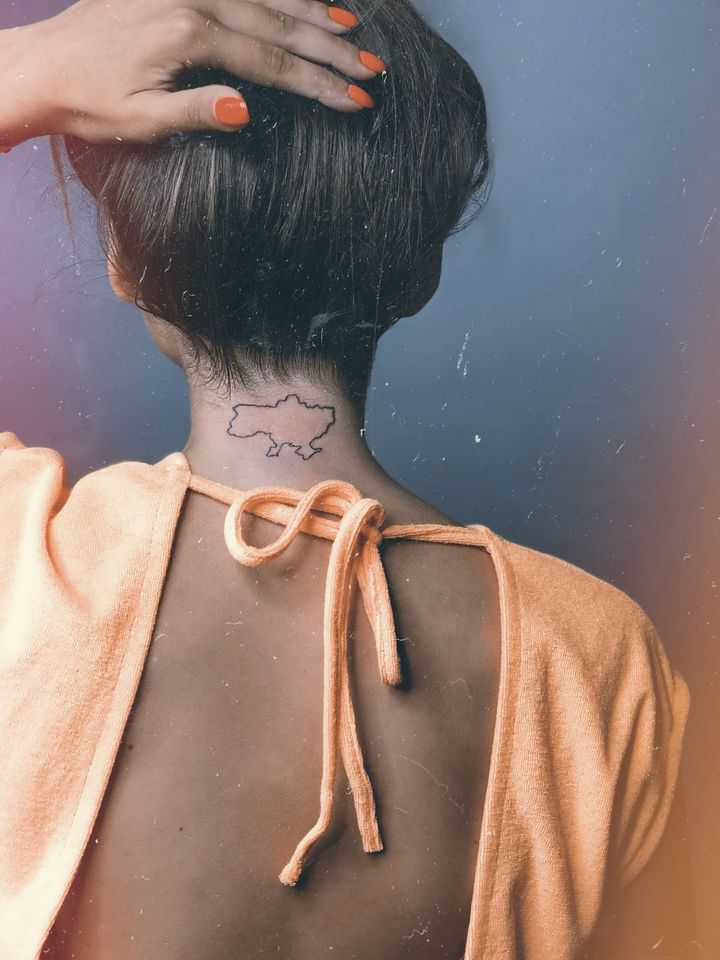 ウクライナの刺青地図