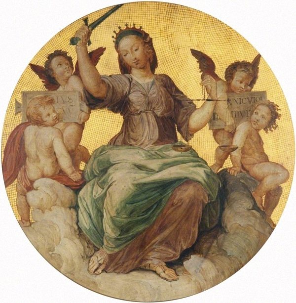 Peinture de la justice