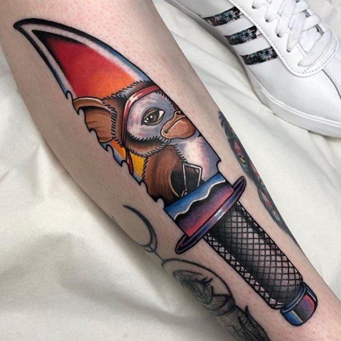 signification du tatouage de la dague