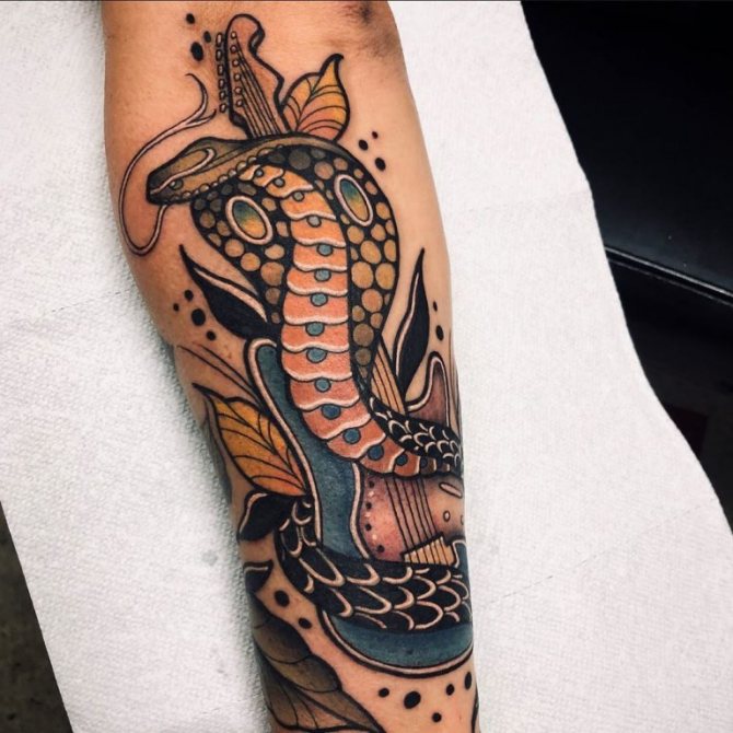 signification du tatouage cobra