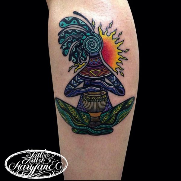 Tatouage Kokopelli