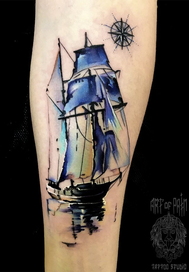 Los barcos como símbolo de libertad en los tatuajes
