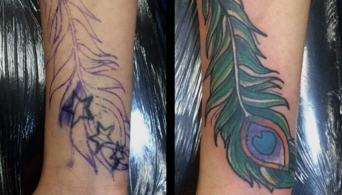 Korrektion før og efter