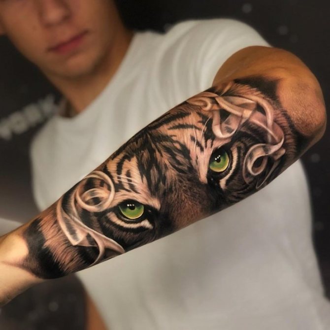 Beautiful tattoo for men on forearm