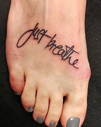 Belle phrase française pour les filles tatouées, lad