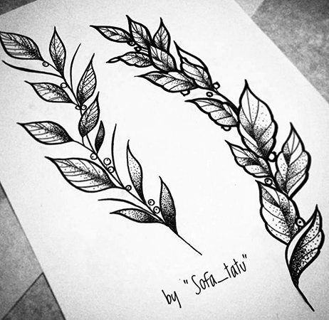 Beautiful tattoo sketch
