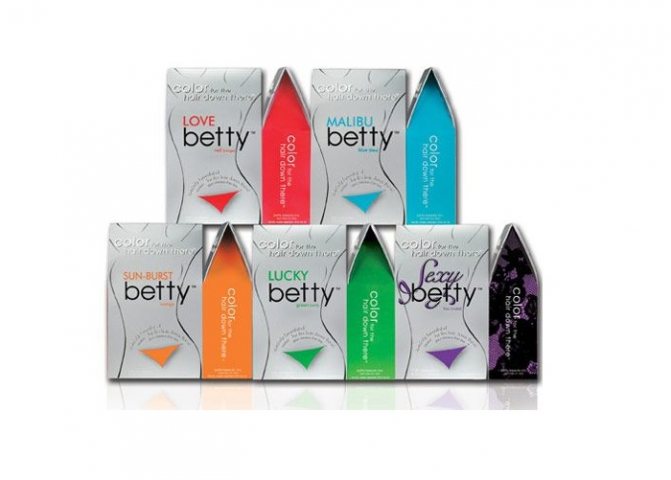 Dye for intimate haircuts