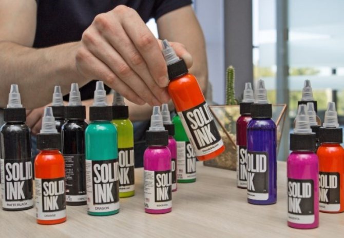 inchiostro del tatuaggio