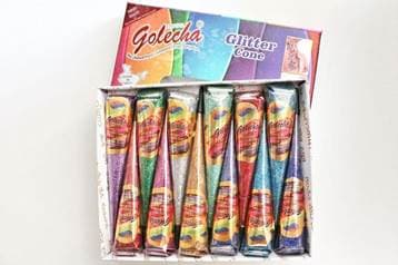 Glittertattoo paint with sequins