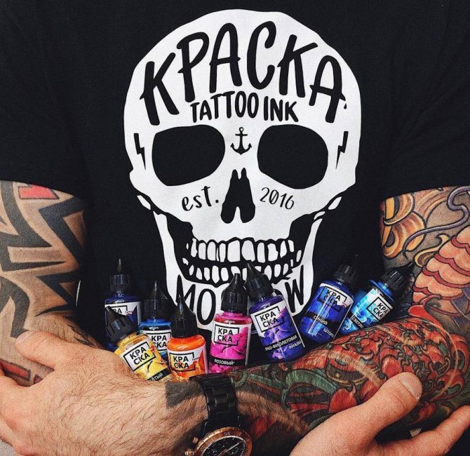 Tattoo Ink - руски производител на пигменти за татуировки