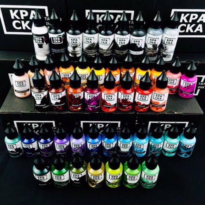 Tattoo Ink - руски производител на пигменти за татуировки