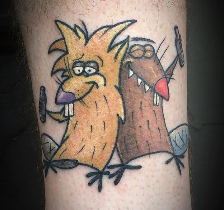 δροσερό τατουάζ κάστορες