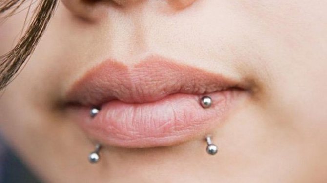 labio inferior labret