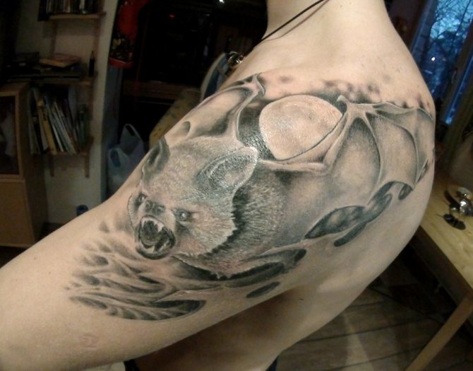 Bat tattoo associates with nocturnal thievery