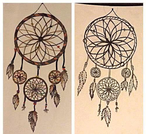 Παράδειγμα τατουάζ Dreamcatcher