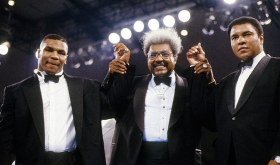 Mike Tyson, Don King et Mohammed Ali