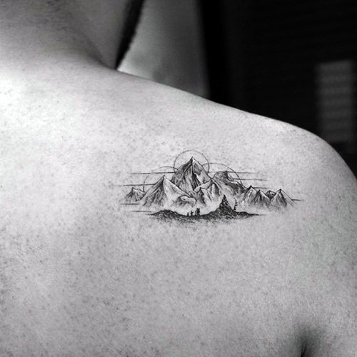 Petits tatouages pour les hommes. Croquis, photos