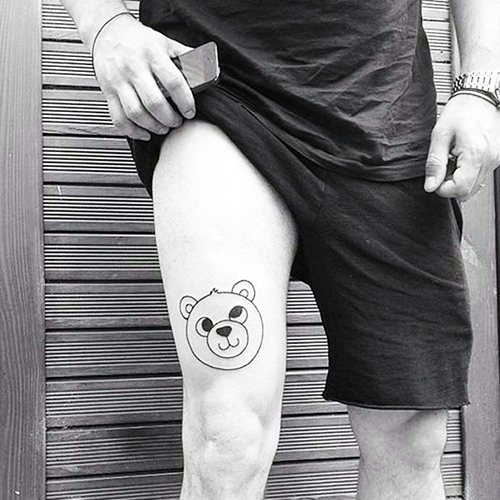 Petits tatouages pour les hommes. Croquis, photos