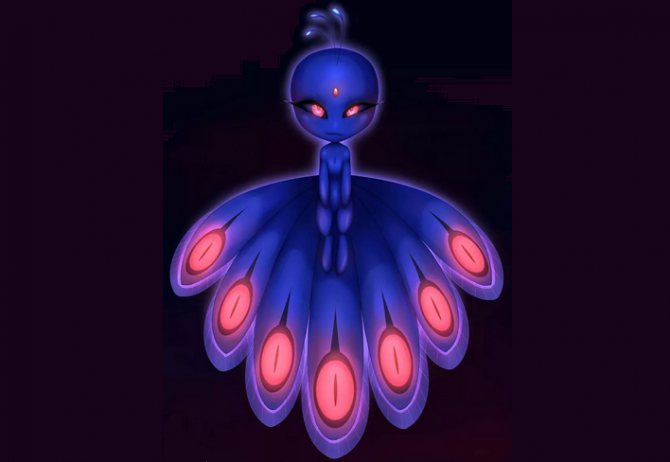 Un paon de coccinelle - la mascotte du paon