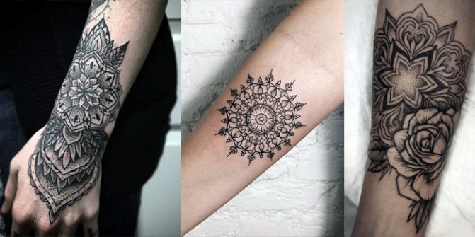 Mandala tattoo: what it is, features, meaning, how it affects life, where to do