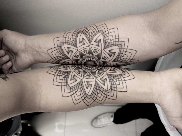 Mandala tattoo: what it is, features, meaning, how it affects life, where to do