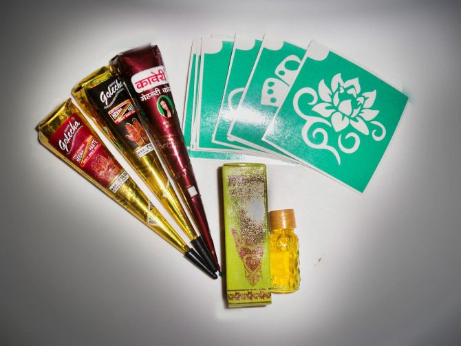 mehendi materjalid