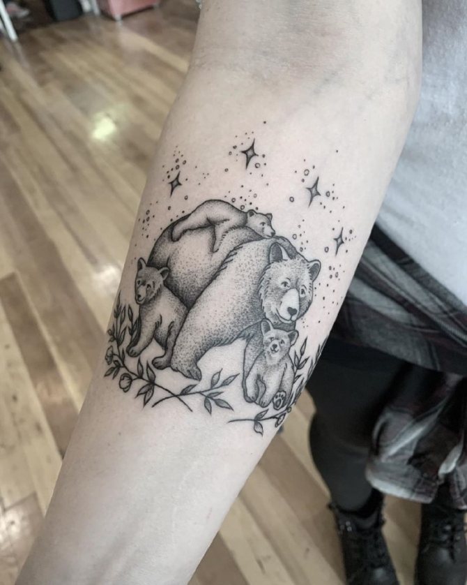 tatouages d'ours