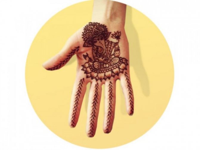 Mehendi Dieu Ganesh