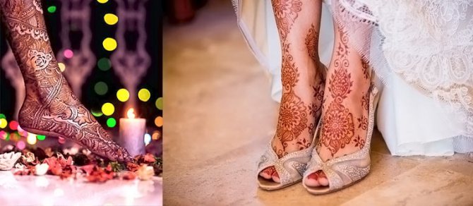 Mehendi στα πόδια