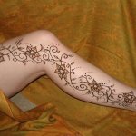 Mehendi στο πόδι σας