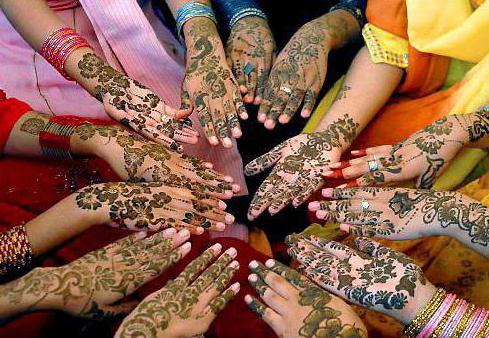 メヘンディ・ステンシル