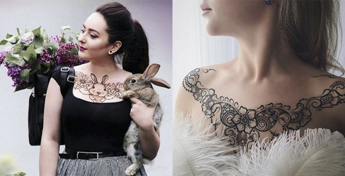 Mendi sur la poitrine