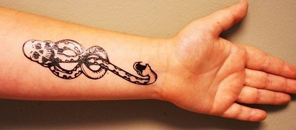 Tatouage des Mangemorts de Harry Potter