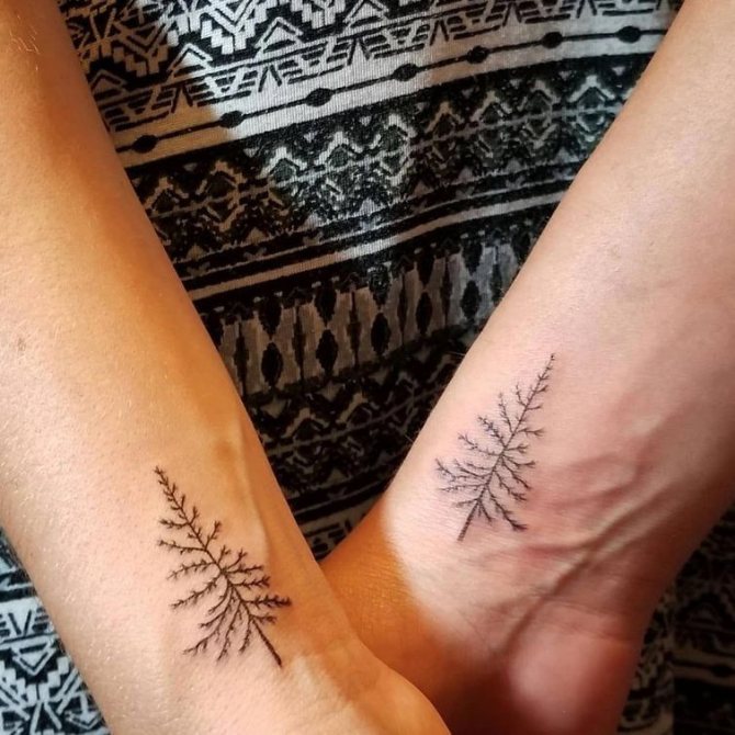 Miniature tattoo that works great with any look